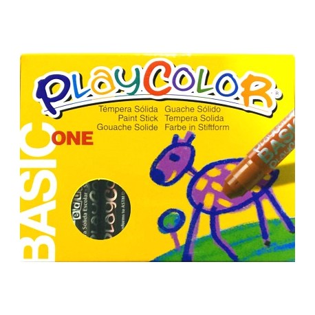 CAIXA RETOLADOR PLAYCOLOR KIDS ONE. 10 GRS. 12 UNIT. COLOR: NEGRE