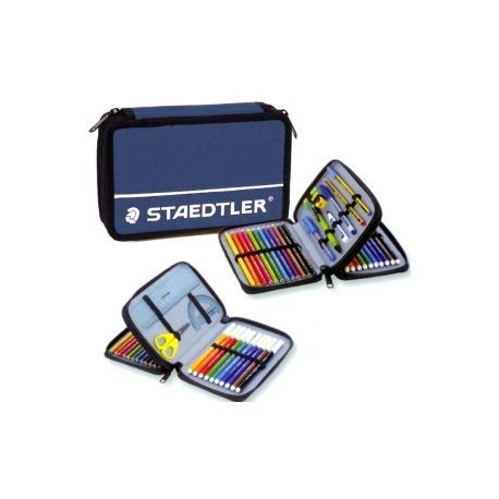 OFERTA - PLUMIER STAEDTLER. PLUMIER 862. 2 CREMALLERES 12 COLORS