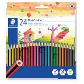 ESTOIG LLAPIS COLORS STAEDTLER 185.C24. 24 COLORS ASSORTITS