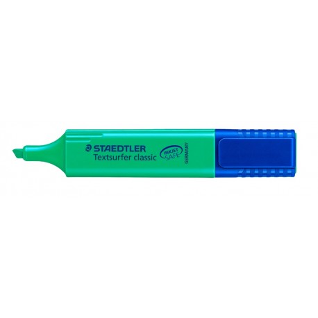 MARCADOR FLUORESCENT STAEDTLER 364. TEXTSURFER CLASSIC. PUNTA BISELLADA: VERD INTENS