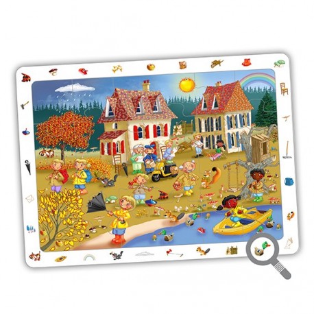 4 ESTACIONS.SET 4 PUZZLES 33X24 CM