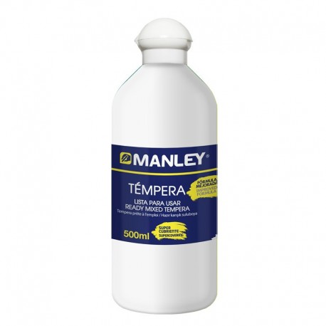 PINTURA TEMPERA LÍQUIDA MANLEY. POT 500 ML: BLANC