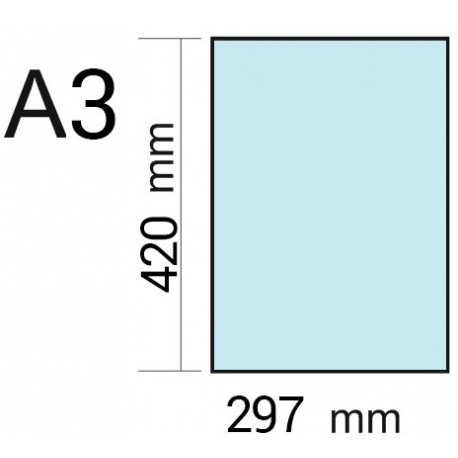 DIN A3 FOTOCOPIA COLOR 80 GRS. COLORS CLARS. PAQUET 500 FULLS: BLAU MIG