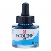AQUAREL·LA LÍQUIDA ECOLINE. POT 30 ML: BLAU CLAR