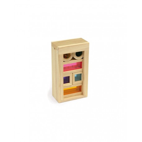 RAINBOW SOUND.BLOCS TRANSPARENTS 22,5 x 12,5 x 7 CM