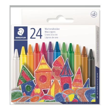 CERA RODONA STAEDTLER. CAPSA 24 COLORS ASSORTITS INTENSOS