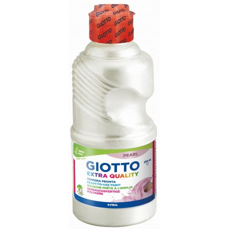 TEMPERA PEARL GIOTTO. POT 250 ML: BLANC