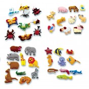 PACK ANIMALS 40 PECES AMB VELCRO