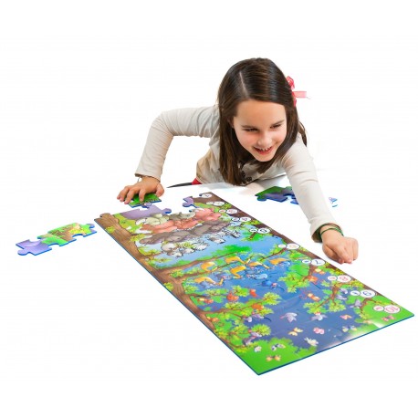 FLEXI WILD. PUZZLE 40 PECES PER APRENDRE QUANTITATS + 3 ANYS