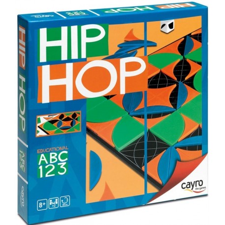 HIP - HOP. JOC D´ESTRATEGIA PER FORMAR CERCLES I QUADRATS + 8 ANYS