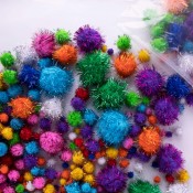 POMPONS PURPULINA COLORS.BOSSA 400 UNITATS  ASSORTITS