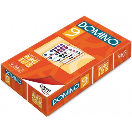 DÒMINO COLORS DOBLE 9.  JOGUINA A PARTIR DE 6 ANYS