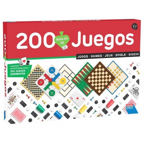 200 JOCS REUNITS. DIFERENTS JOCS DE TAULA.  JOGUINA A PARTIR DE 6 ANYS