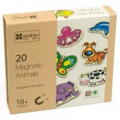 ANIMALS MAGNÈTICS FUSTA 8 CM. UNITAT. JOGUINA A PARTIR DE 18 MESSOS.