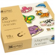 ANIMALS MAGNÈTICS FUSTA 8 CM. UNITAT.  JOGUINA A PARTIR DE 3 ANYS