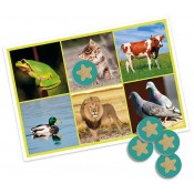 SONS ANIMALS. 25 TARGETES I 150 FITXES AMB CD-ROM. JOGUINA A PARTIR DE 3 ANYS