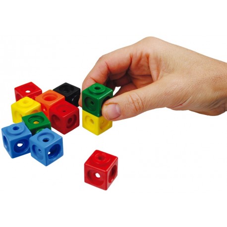 MATHLINK. PLÀSTIC 100 UNITATS. 10 COLORS  JOGUINA A PARTIR DE 5 A 8 ANYS