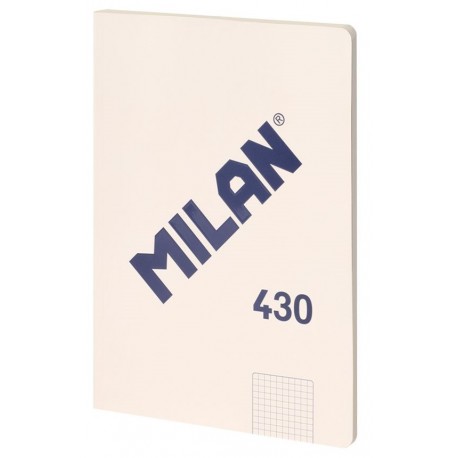 LLIBRETA DIN A4 MILAN. QUADRICULA 5 x 5 MM 48 FULLS COLOR: BEIGE