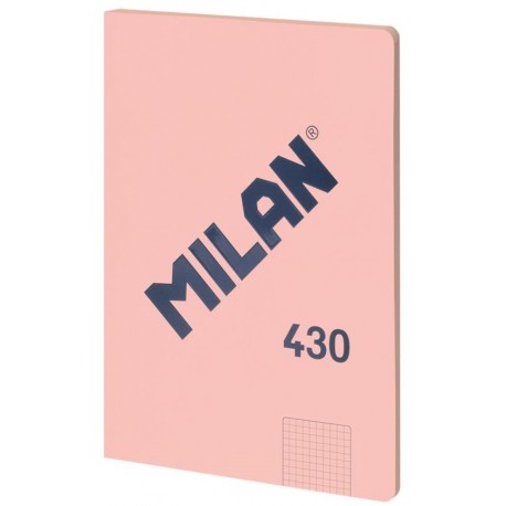 LLIBRETA DIN A4 MILAN. QUADRICULA 5 x 5 MM 48 FULLS COLOR: ROSA