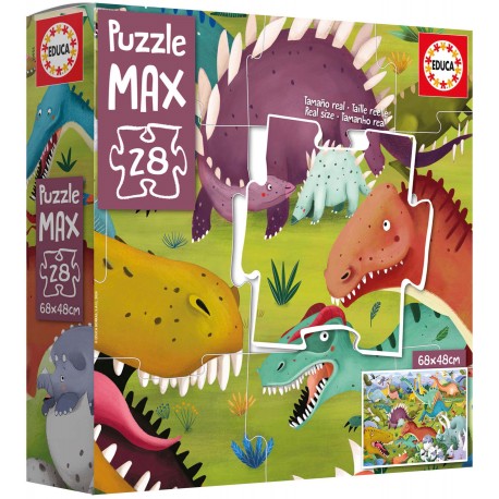 PUZZLE MAX 28 PECES DINOSAURIS