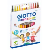 ESTOIG RETOLADOR GIOTTO SKIN TONES TURBO COLOR. 12 COLORS DE PELL