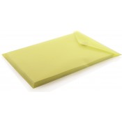 BOSSA PLÀSTIC TANCA VELCRO. OBERTURA SUPERIOR 33.5 X 24 MM: GROC