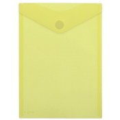 BOSSA PLÀSTIC TANCA VELCRO. OBERTURA SUPERIOR 33.5 X 24 MM: GROC
