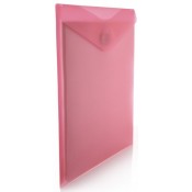 BOSSA PLÀSTIC TANCA VELCRO. OBERTURA SUPERIOR 33.5 X 24 MM: VERMELL