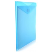BOSSA PLÀSTIC TANCA VELCRO. OBERTURA SUPERIOR 33.5 X 24 MM: BLAU