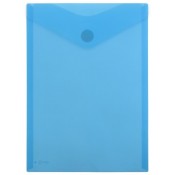 BOSSA PLÀSTIC TANCA VELCRO. OBERTURA SUPERIOR 33.5 X 24 MM: BLAU