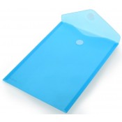 BOSSA PLÀSTIC TANCA VELCRO. OBERTURA SUPERIOR 33.5 X 24 MM: BLAU