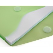BOSSA PLÀSTIC TANCA VELCRO. OBERTURA SUPERIOR 33.5 X 24 MM: VERD