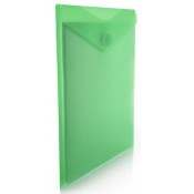 BOSSA PLÀSTIC TANCA VELCRO. OBERTURA SUPERIOR 33.5 X 24 MM: VERD