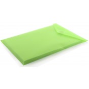 BOSSA PLÀSTIC TANCA VELCRO. OBERTURA SUPERIOR 33.5 X 24 MM: VERD