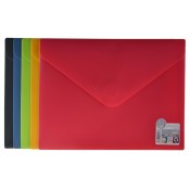 SOBRE PLÀSTIC OPAC TANCA VELCRO. OBERTURA PLANTADA 180 X 250 MM: GRIS