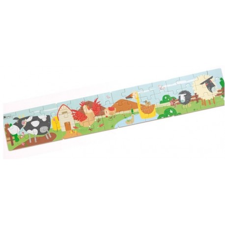 LA GRANJA, 4 PUZZLES DE 12 PECES PER FORMAR DIORAMA DE 48 PECES. 19,6 X 13,6 X 3 CM. JOGUINA A PARTIR DE 2 ANYS