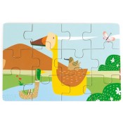 LA GRANJA, 4 PUZZLES DE 12 PECES PER FORMAR DIORAMA DE 48 PECES. 19,6 X 13,6 X 3 CM. JOGUINA A PARTIR DE 2 ANYS