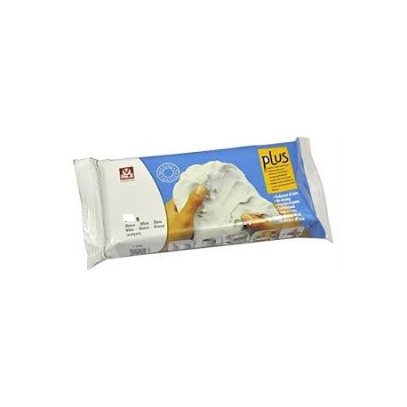 PASTA MODELAR CERÀMICA SIO - 2 PLUS. PASTILLA 1000 GRS: BLANC