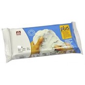 PASTA MODELAR CERÀMICA SIO - 2 PLUS. PASTILLA 1000 GRS: BLANC