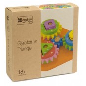 14 PECES, 4 ENGRANATGES INTERCANVIABLES 15,5 X 14,5 X 5,5 CM. JOGUINA A PARTIR DE 18 MESOS.